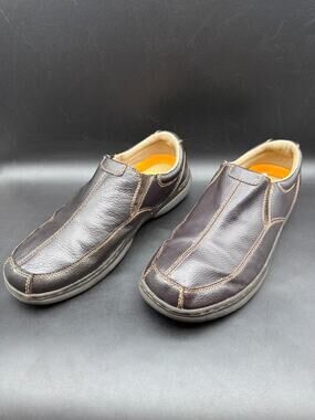 Dr. Martens Colton Brown Leather Slip On Loafers Comfort Shoes Men’s US 12 EU 46